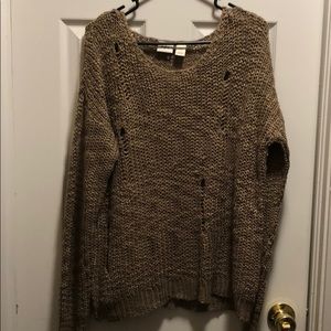 Daytrip holey knit sweater SO SOFT